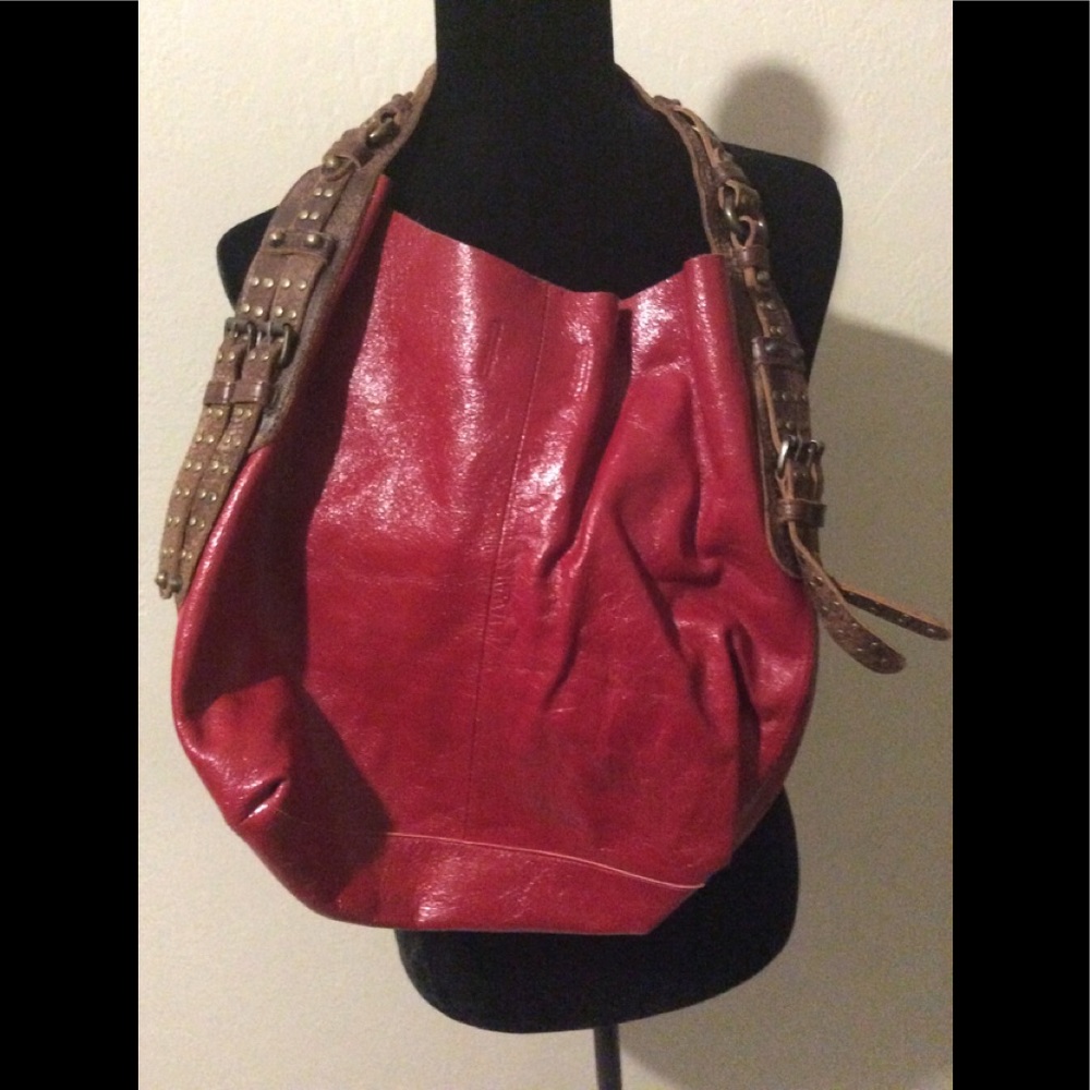 Steven by Steve Madden Genuine Red Leather purse.